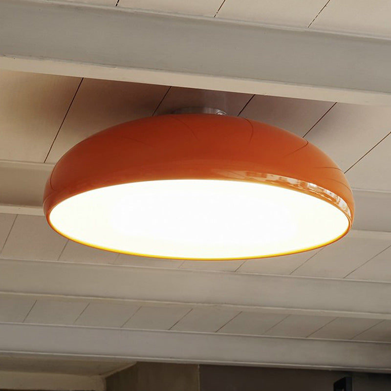 Kom gevormde foyer plafondverlichting aluminium macaron spoeling mount licht