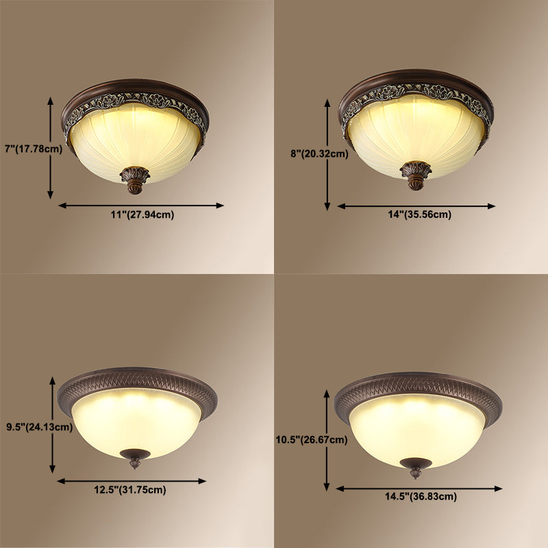 Lampada a filo a filo a filo a filo LED Classico Luce del soffitto in vetro per camera da letto