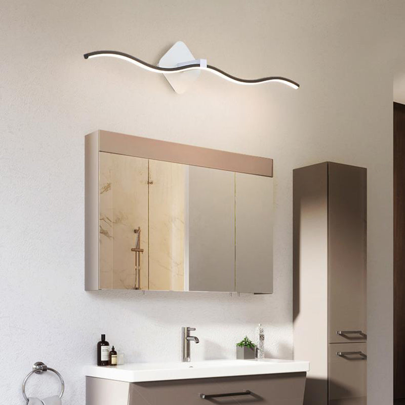 1-licht Noordse stijl metalen ijdelheid licht rechte LED Mirror Light voor badkamer