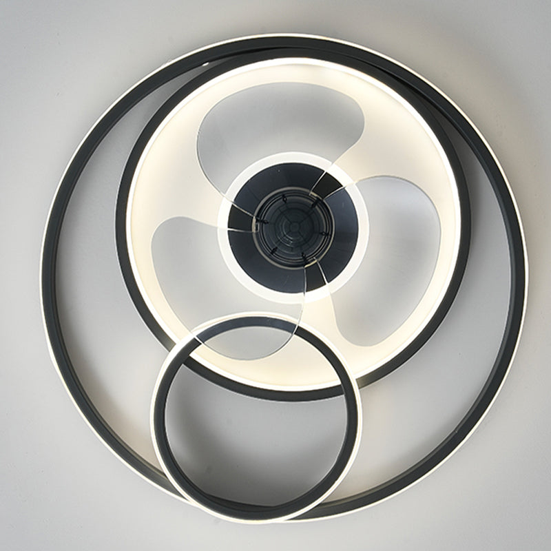 Moderne Deckenventilator Leuchten Beleuchtung Metal 3 Licht Deckenventilator Licht für Wohnzimmer