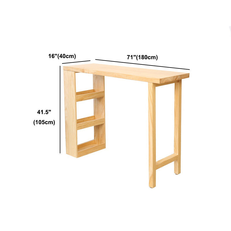 Wood Top Bar Table Traditional Luxury Rectangle Bar Dining Table