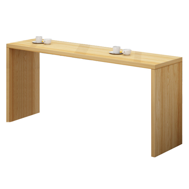 Contemporary Style Rectangle Bar Counter Table Wooden Dining Table for Kitchen