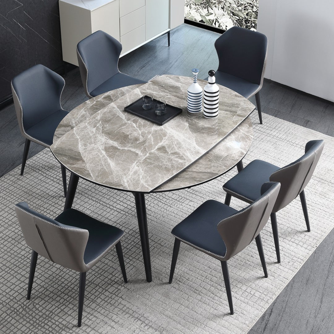 Modern Sintered Stone Dining Table Set 1/6 Pieces Dining Set for Home