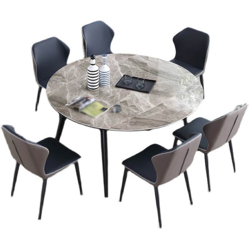 Modern Sintered Stone Dining Table Set 1/6 Pieces Dining Set for Home