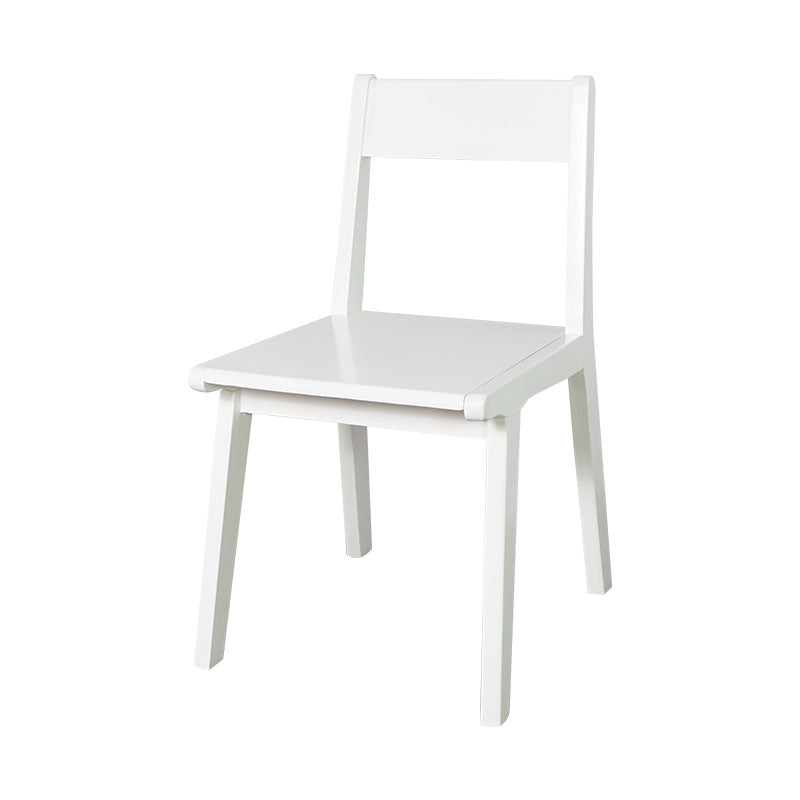 Contemporary Style Open Back Chair Wood Kitchen Dining Armless Chair