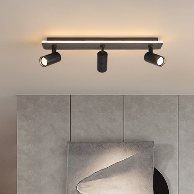 Metall Geometrische Schattenspülung Deckenleuchte moderne Multi -Leuchten Flush -Mount