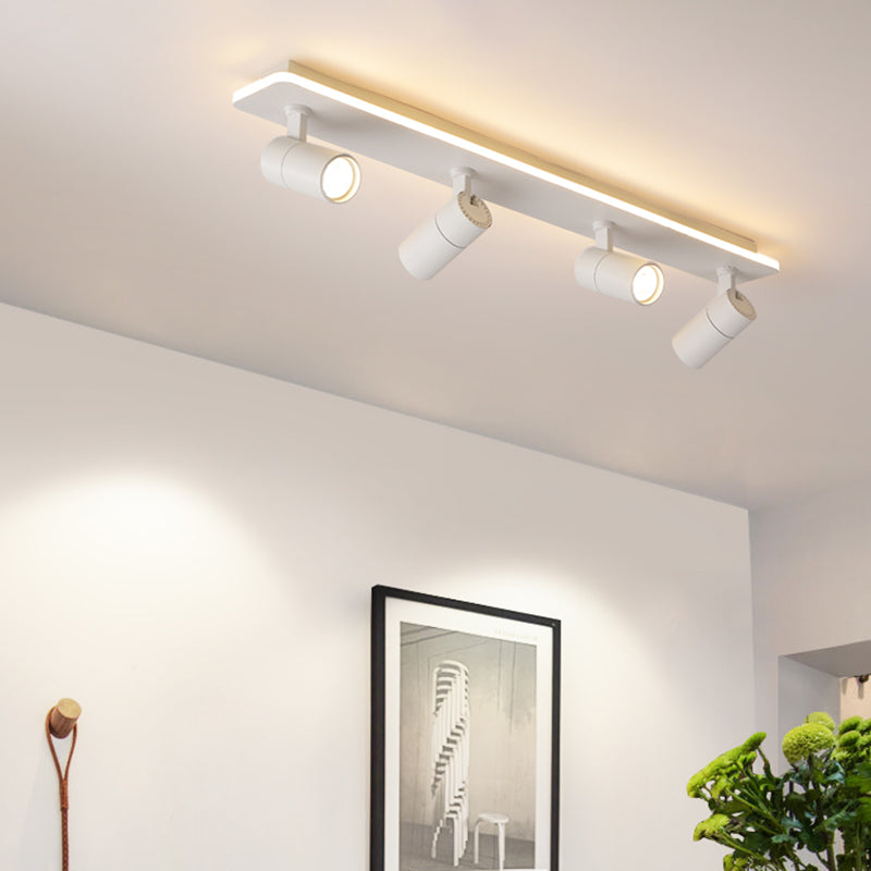 Metall Geometrische Schattenspülung Deckenleuchte moderne Multi -Leuchten Flush -Mount