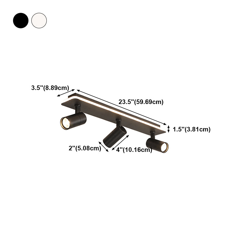 Metall Geometrische Schattenspülung Deckenleuchte moderne Multi -Leuchten Flush -Mount