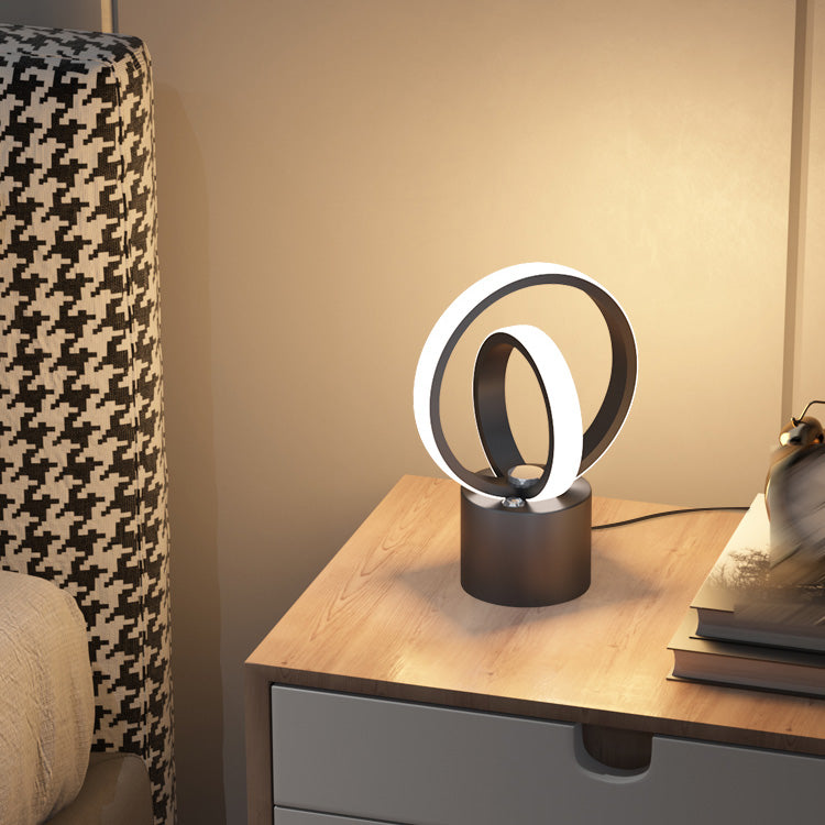 Modern Style Linear Shape Table Lighting Metal Table Light for Bedroom