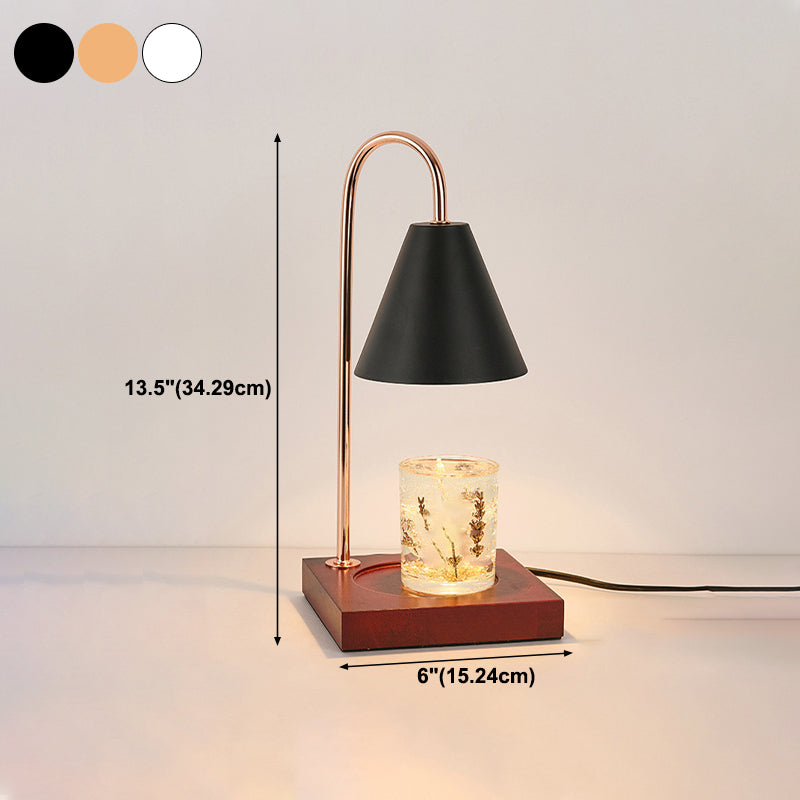 Lampada da tavolo in metallo geometrico moderno 1 flacciglia da tavolo luminoso (decorazione non inclusa)