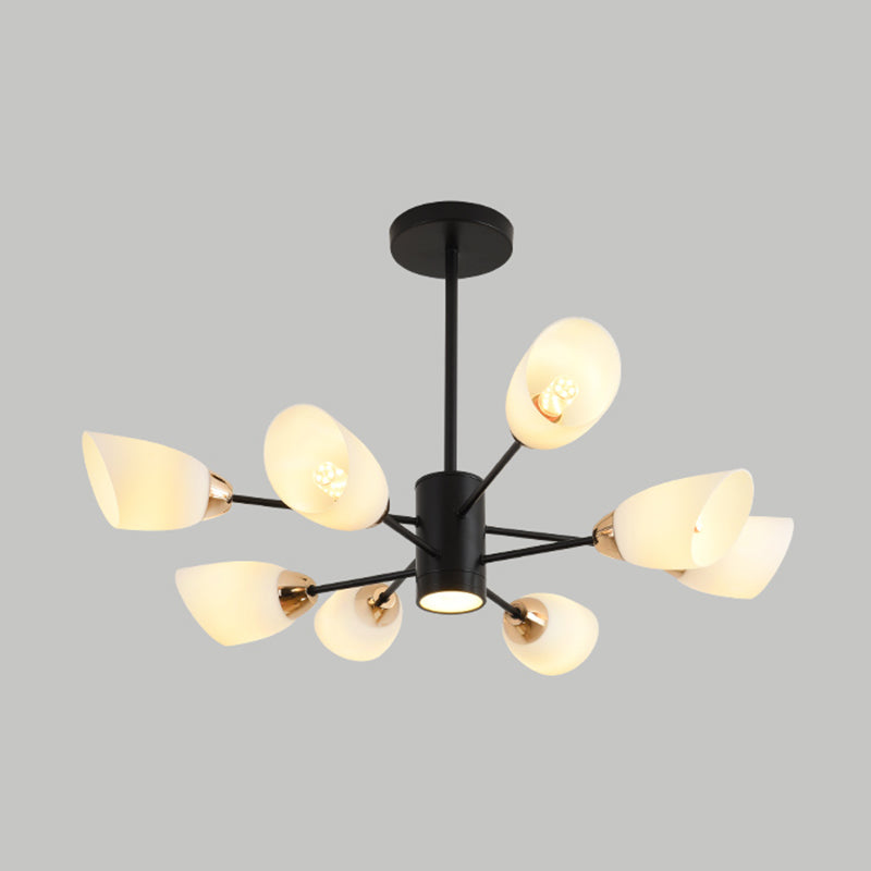 Contemporary Geometry Shade Pendant Chandeliers Glass Chandelier Lighting Fixtures