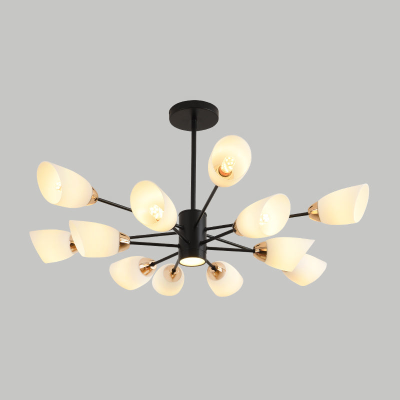 Contemporary Geometry Shade Pendant Chandeliers Glass Chandelier Lighting Fixtures