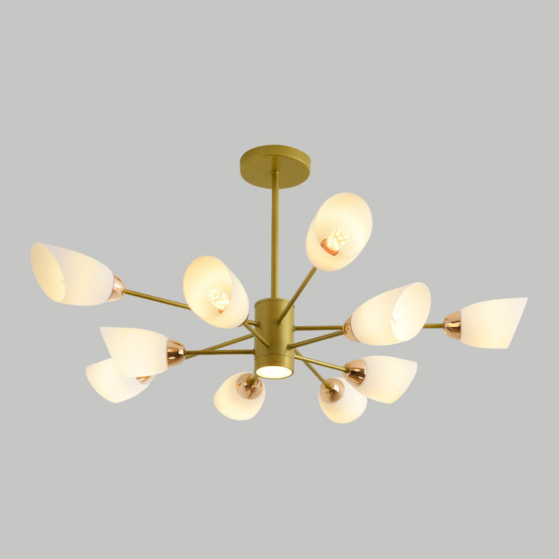 Contemporary Geometry Shade Pendant Chandeliers Glass Chandelier Lighting Fixtures