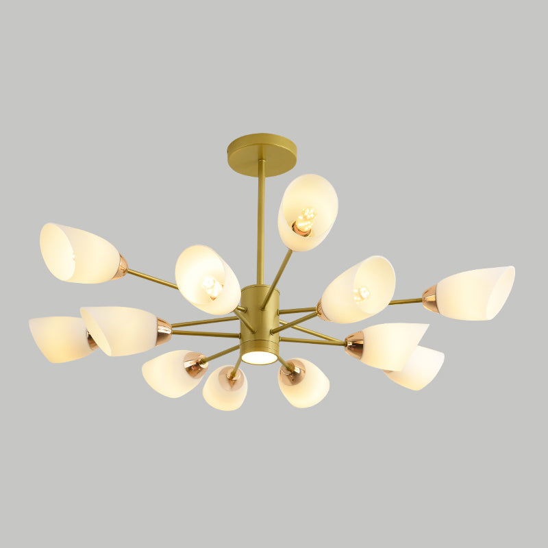 Contemporary Geometry Shade Pendant Chandeliers Glass Chandelier Lighting Fixtures