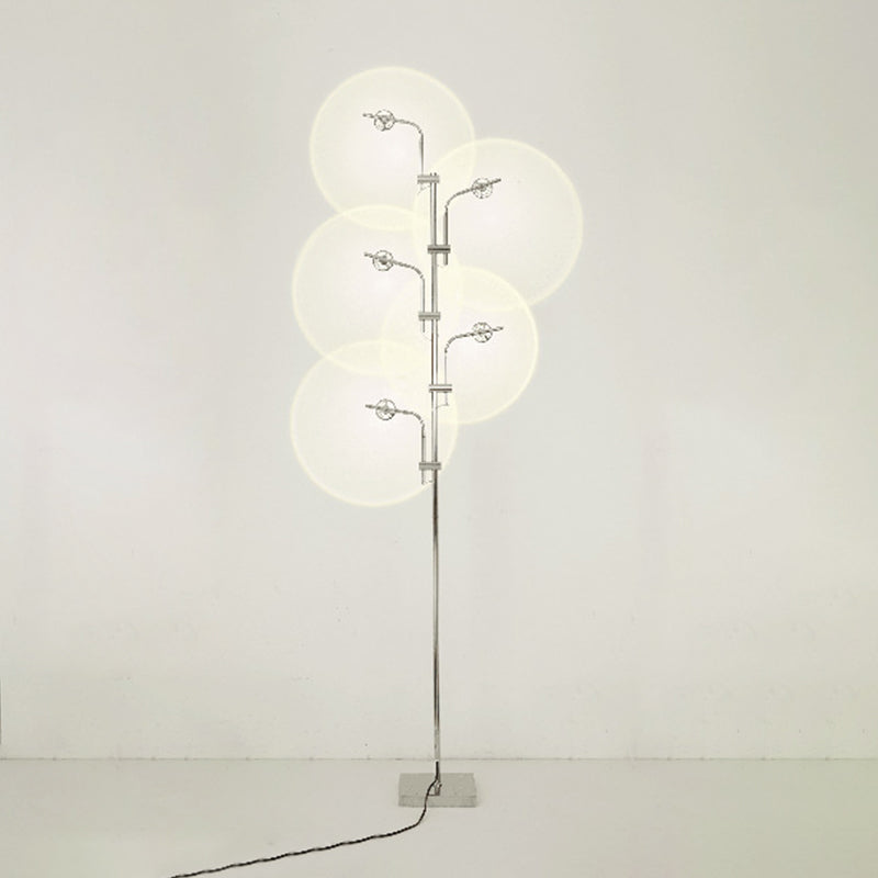 Modern Linear Floor Lamp Metal Multi Light LED Floor Light for Living Room