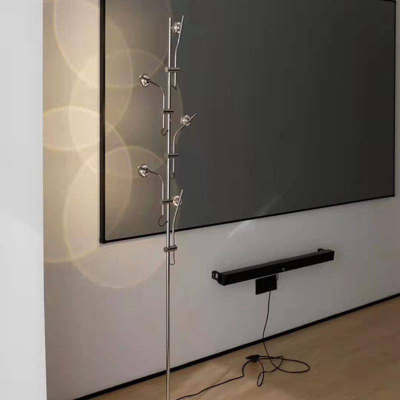 Modern Linear Floor Lamp Metal Multi Light LED Floor Light for Living Room