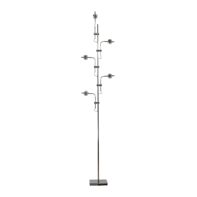 Modern Linear Floor Lamp Metal Multi Light LED Floor Light for Living Room