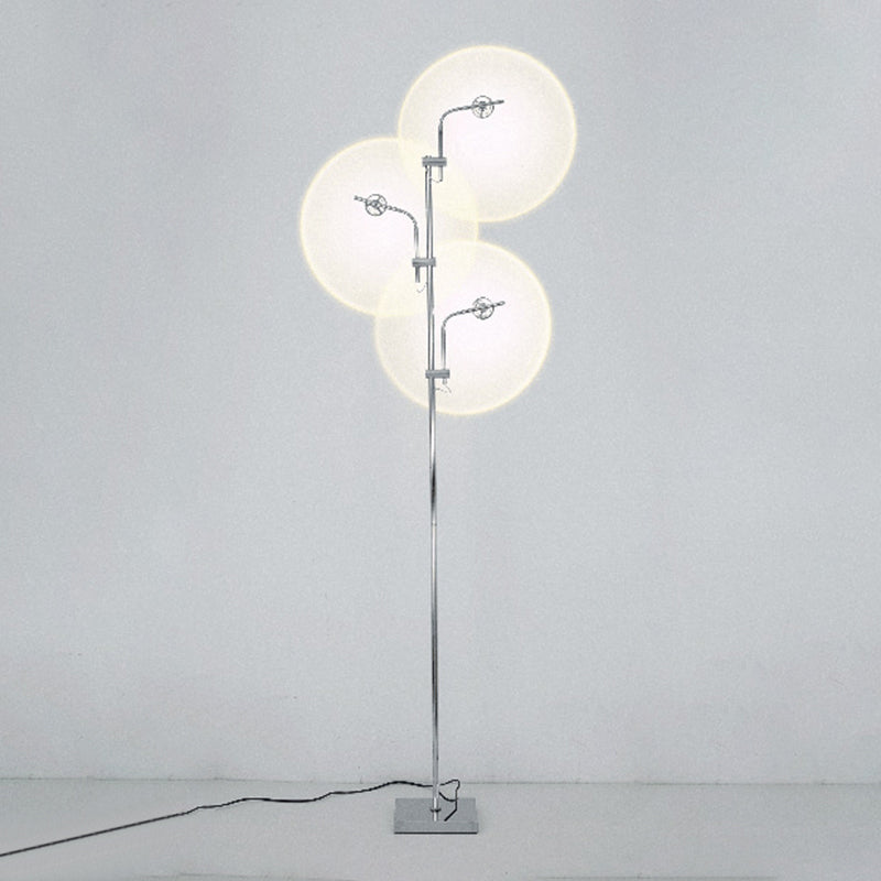 Modern Linear Floor Lamp Metal Multi Light LED Floor Light for Living Room