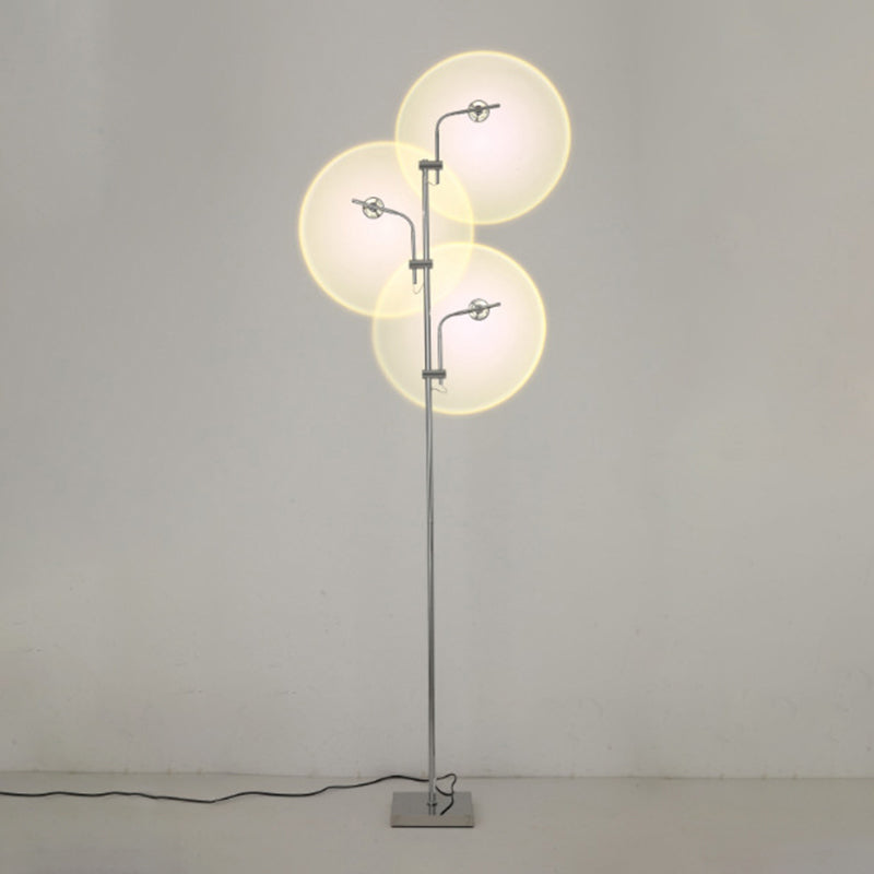 Modern Linear Floor Lamp Metal Multi Light LED Floor Light for Living Room