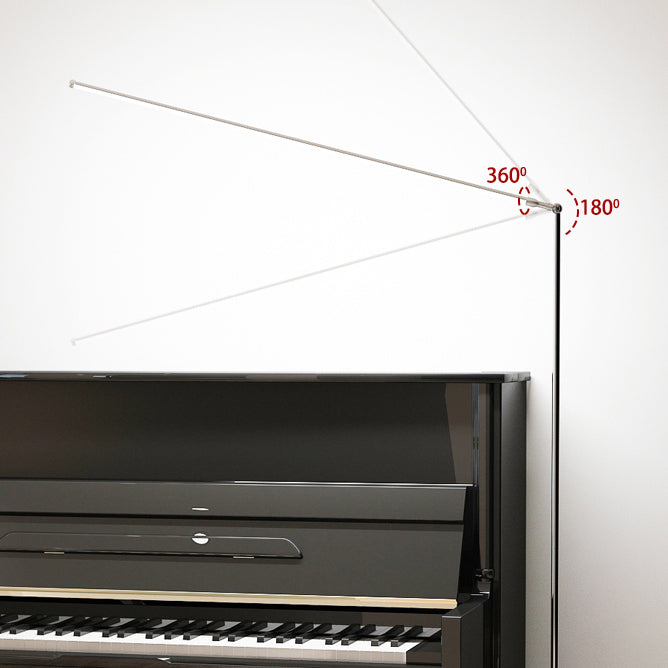 Moderne lineare Stehlampe Metall 59 "hohe weiße Bodenbeleuchtung für Wohnzimmer