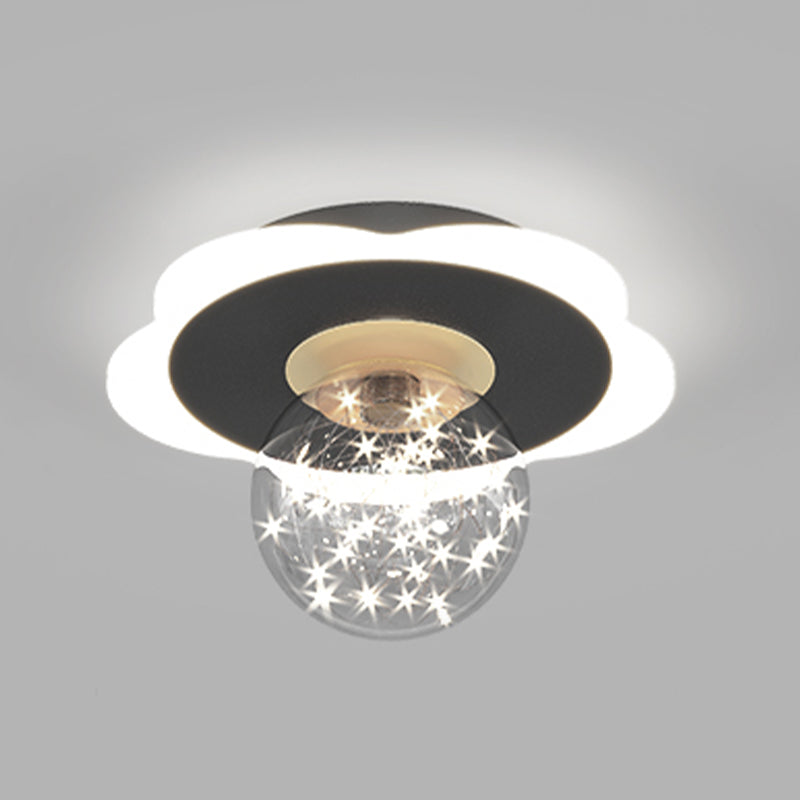 Modern Ceiling Lamp Gypsophila LED Flush Mount Light Fixture for Living Room