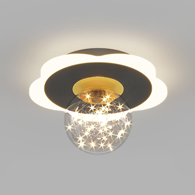 Modern Ceiling Lamp Gypsophila LED Flush Mount Light Fixture for Living Room