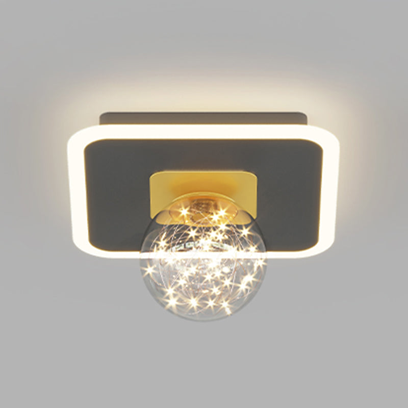 Modern Ceiling Lamp Gypsophila LED Flush Mount Light Fixture for Living Room