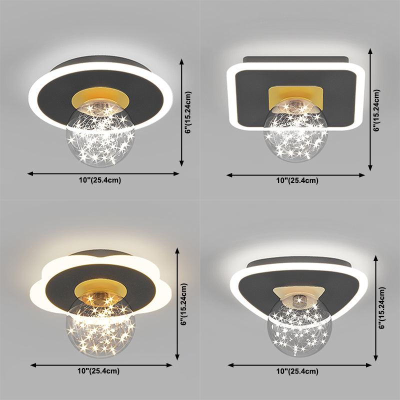 Moderne Deckenlampen -Gypsophila LED Flush Mount Leuchte für Wohnzimmer