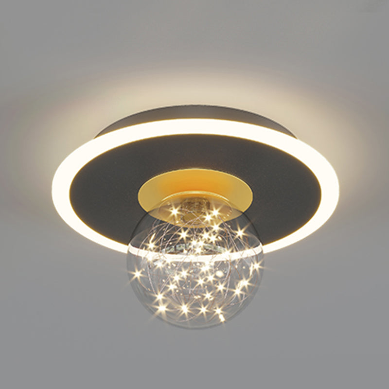 Modern Ceiling Lamp Gypsophila LED Flush Mount Light Fixture for Living Room