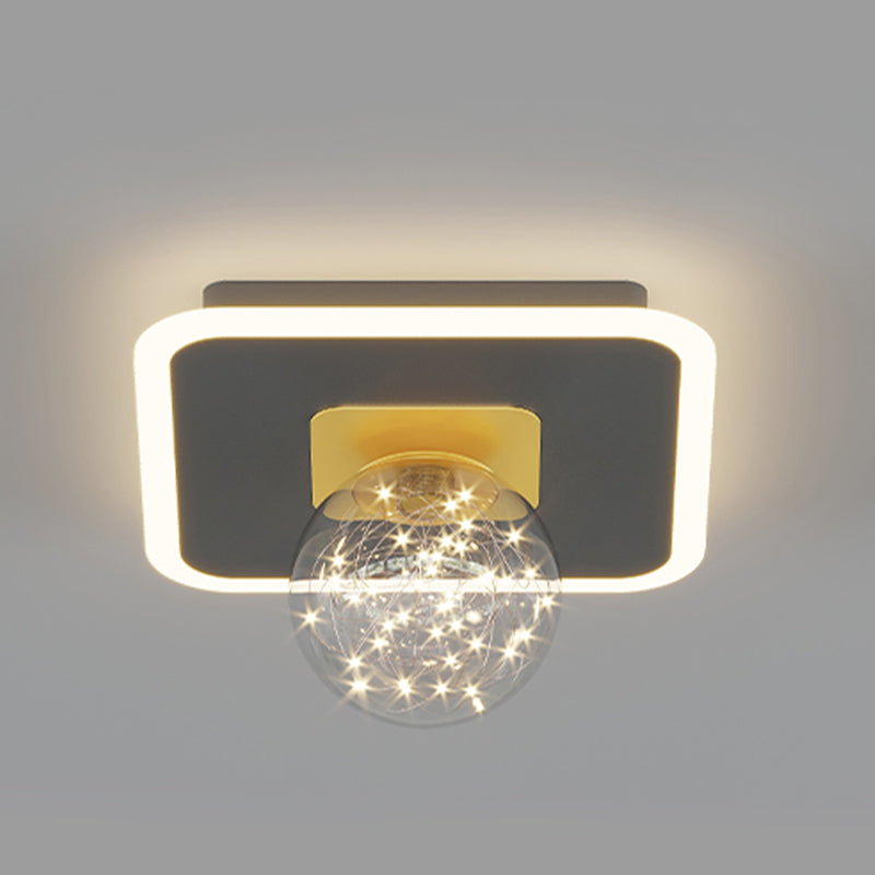 Modern Ceiling Lamp Gypsophila LED Flush Mount Light Fixture for Living Room