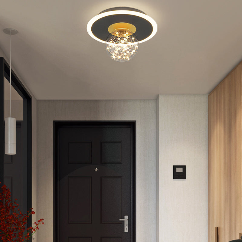 Modern Ceiling Lamp Gypsophila LED Flush Mount Light Fixture for Living Room