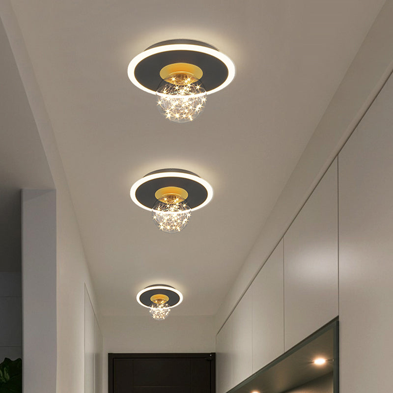 Modern Ceiling Lamp Gypsophila LED Flush Mount Light Fixture for Living Room