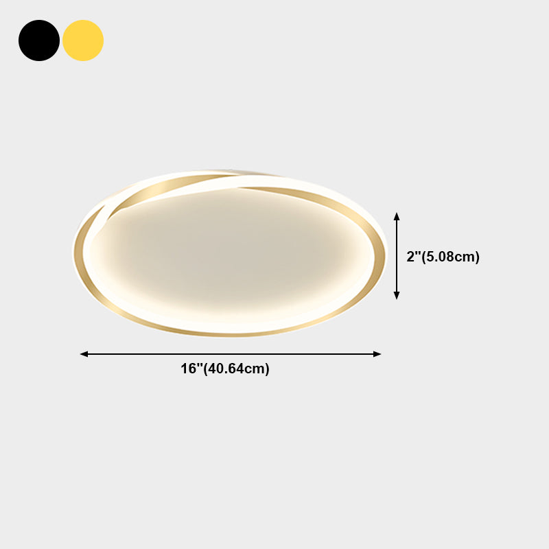 LED spoelige gemonteerde plafondlampen eenvoud plafondlamp armatuur voor slaapkamer