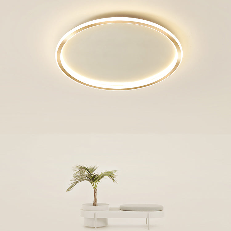 Ring Contemporary Lighting Fixture LED Flush Mounted Ceiling Lights for Living Room