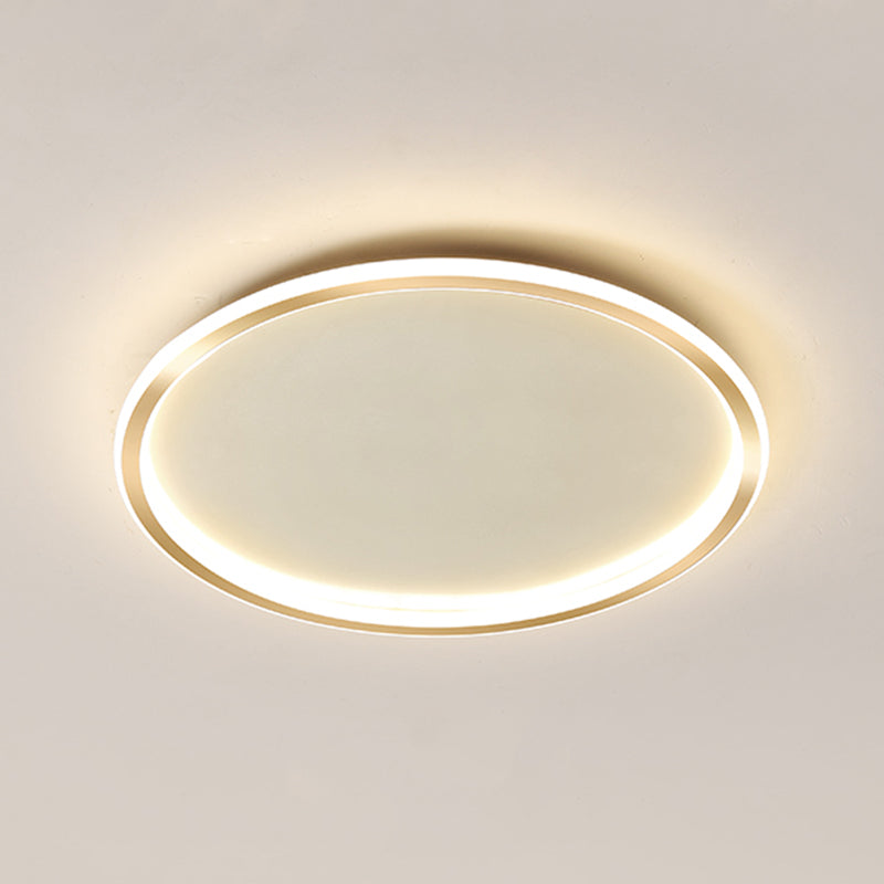 Anneau d'éclairage contemporain LED LED FUX MONTAGE MONTÉ