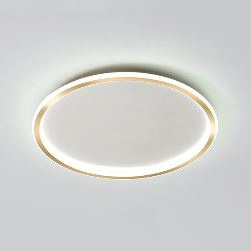 Ring Contemporary Lighting Fixture LED Flush Mounted Ceiling Lights for Living Room