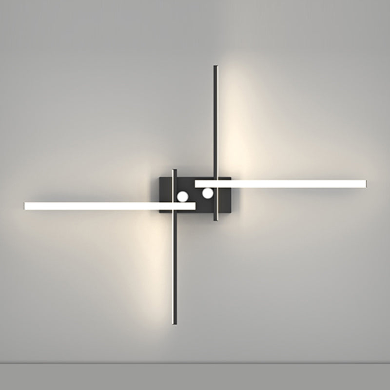 Linear LED Flush Mount Light Star Shape Modern Ceiling Lamp for Living Room Dining Room