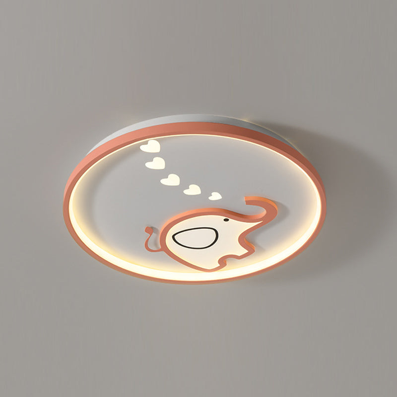 Lampada a soffitto a led per bambini a led per bambini Lampada da cartone animato Luce montata