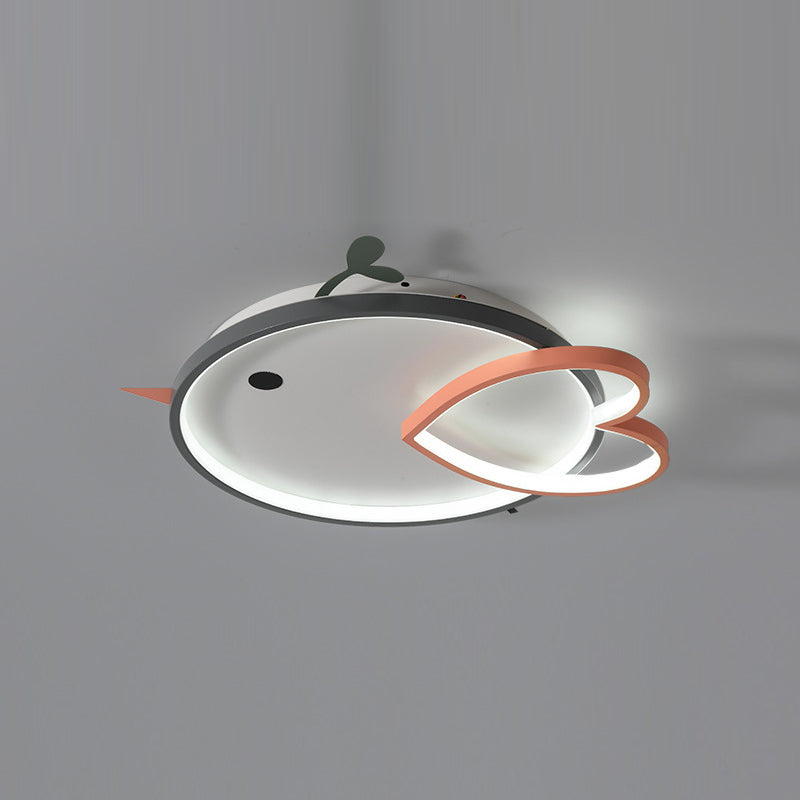 Lampada a soffitto a led per bambini a led per bambini Lampada da cartone animato Luce montata