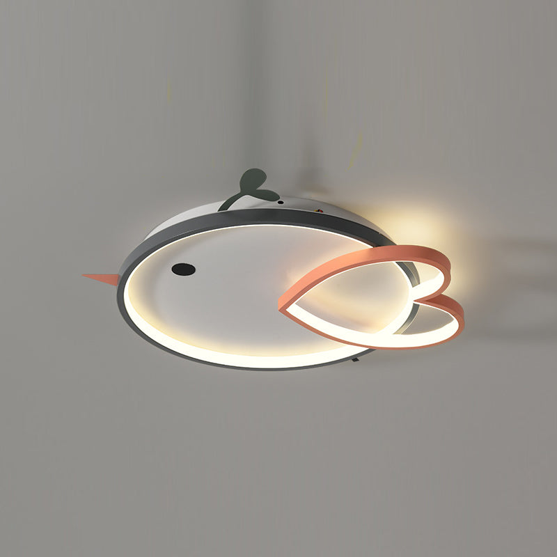 Lampada a soffitto a led per bambini a led per bambini Lampada da cartone animato Luce montata