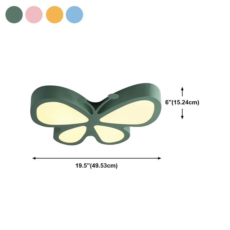 Lámpara de lavado de metal en forma de mariposa de caricatura LED LEDEL para niños