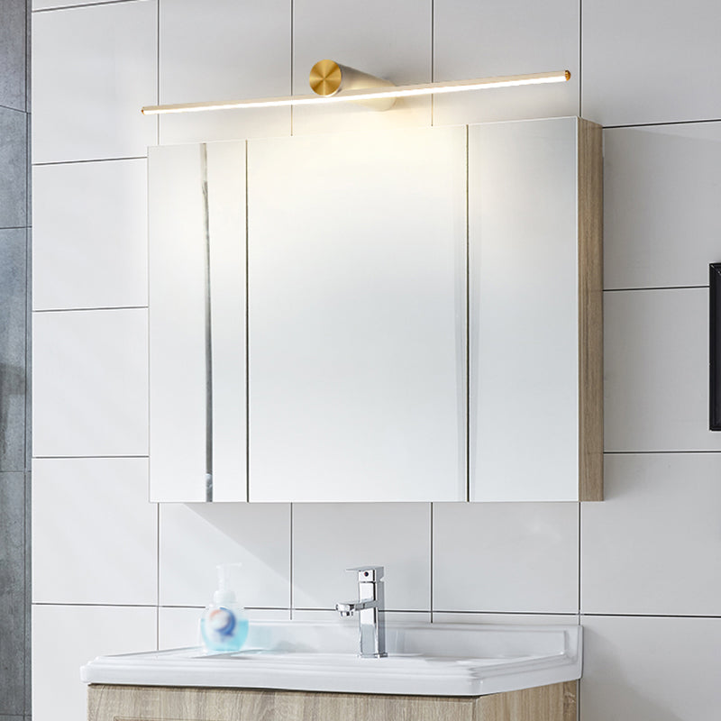 Modern aluminium ijdelheid licht recht 1 licht LED spiegellicht voor badkamer