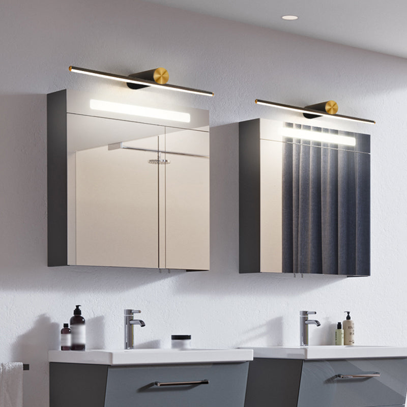 Modern aluminium ijdelheid licht recht 1 licht LED spiegellicht voor badkamer