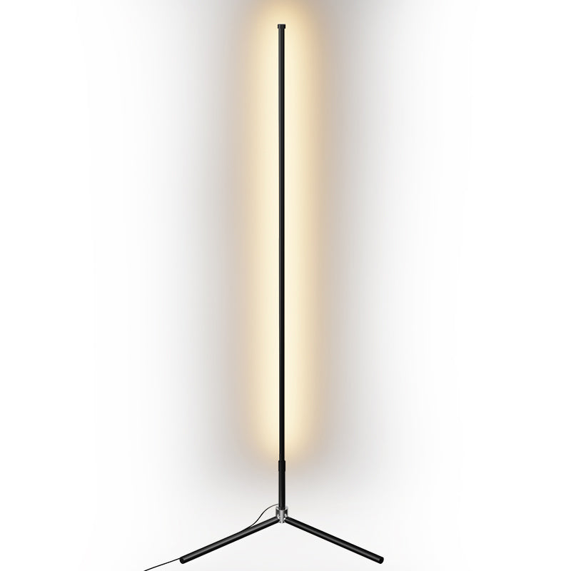 1-Light Floor Light Modern Style LED Floor Standing Light with Acrylic Shade for Bedroom