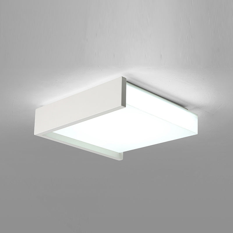 Square Modern Flush Mounted Ceiling Lights LED Flush Mount Lighting for Living Room