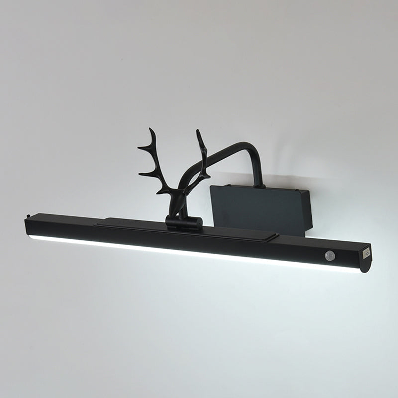 Lineaire ijdelheid verlichting moderne stijl metal 1 lichte ijdelheid sconce lichten