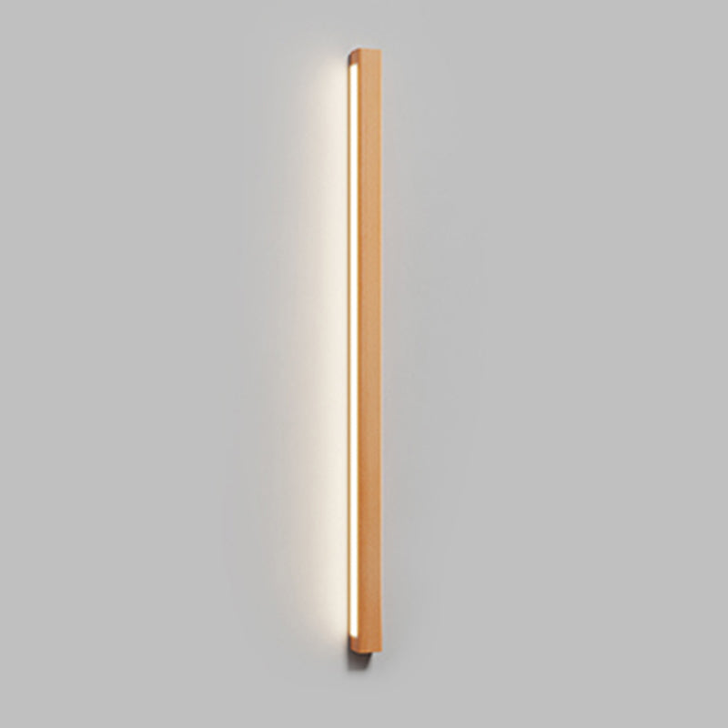 Moderne stijl lineaire ijdelheid wandlampen houten 1 lichte ijdelheid spiegelverlichting