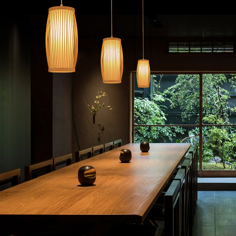 Pendant le pendentif géométrique suspendu de style chinois 1-Light Pendant le restaurant