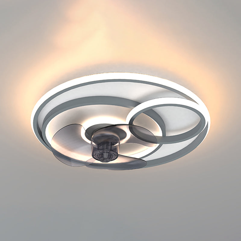 Ventile del soffitto a forma geometrica in metallo moderno a 3 luci a 3 luci