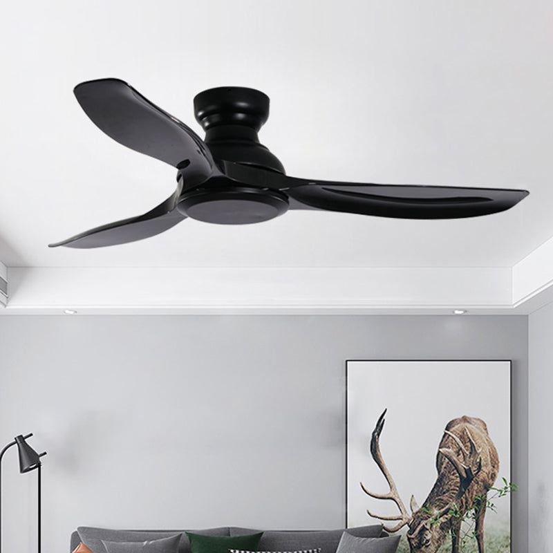 Kids Style Geometry Ceiling Fan Light Metal 1 Light LED Flush Light for Bedroom